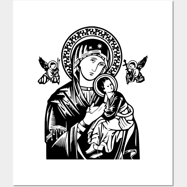 Mother of Perpetual Help Wall Art by big_owl